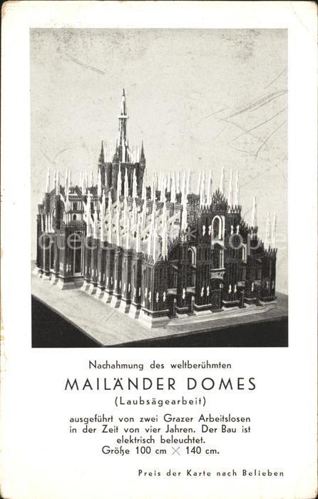 Milano Model des Mailänder Doms