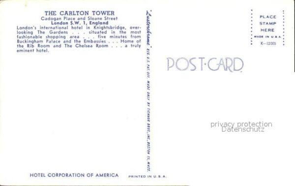 London Carlton Tower – Bild 2