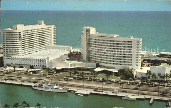 Miami Beach Fliegeraufnahme Fontainebleau