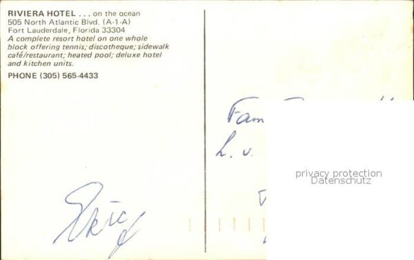 Fort Lauderdale Riviera Hotel – Bild 2