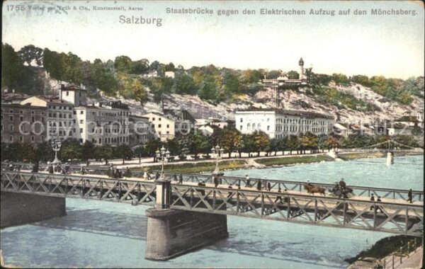 Salzburg Oesterreich Staatsbrücke