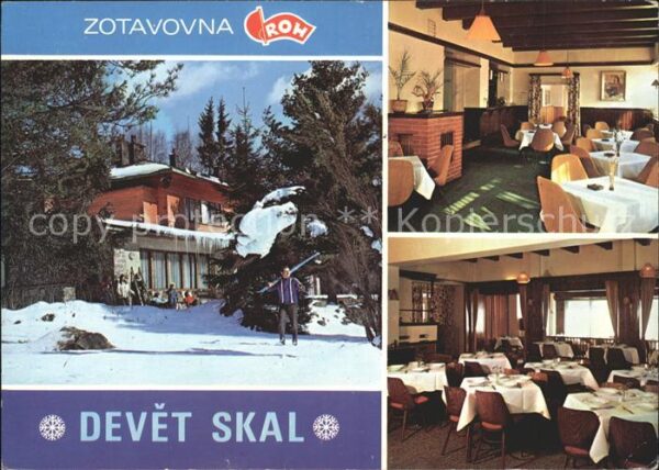 Tschechische Republik Zotavovna Restaurant im Skigebiet