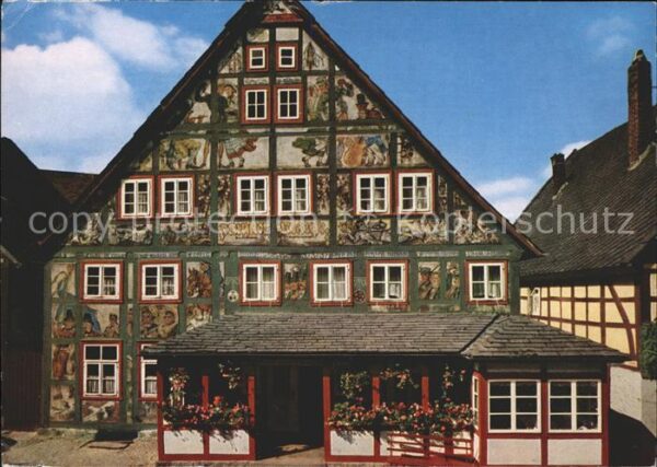 Schwalenberg Gasthaus Künstlerklause Fachwerk