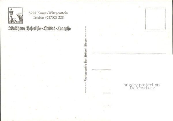 Kunst-Wittgenstein Waldhaus Haferstifte Zimmer – Bild 2