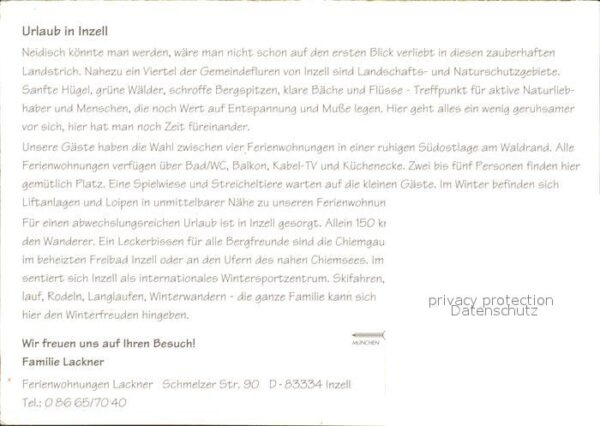 Inzell Ferienwohnungen Lackner – Bild 2