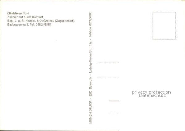 Grainau Gästehaus Ros – Bild 2