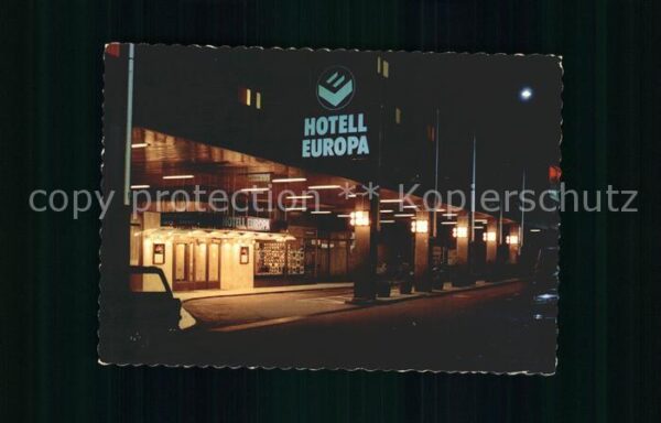 Goeteborg Hotel Europa bei Nacht