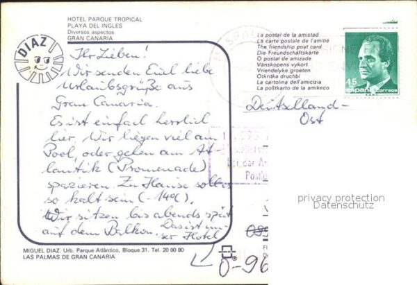 Playa del Ingles Hotel Parque Tropical Canarias – Bild 2