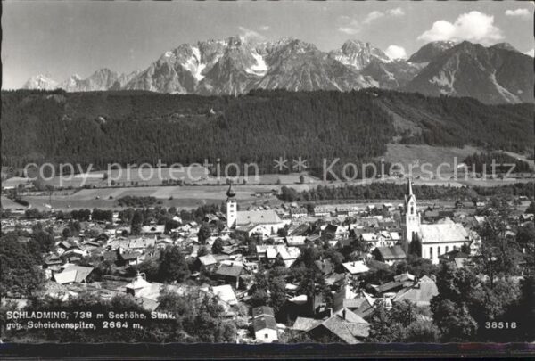 Schladming Obersteiermark mit Scheichenspitze