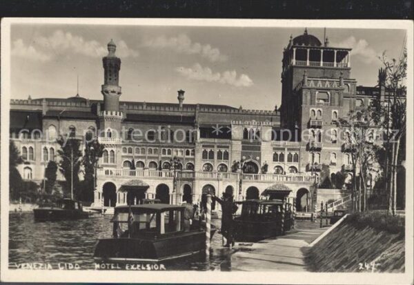 Venezia Venedig Lido Hotel exelsior Boote