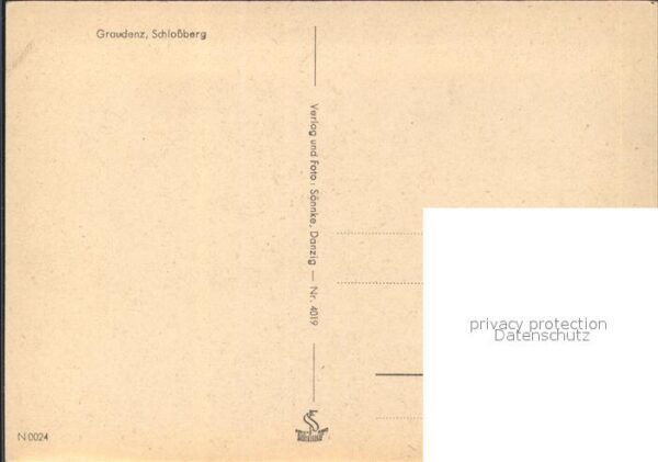 Graudenz Westpreussen Schlossberg – Bild 2