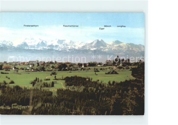 Hoechenschwand mit Alpenkette