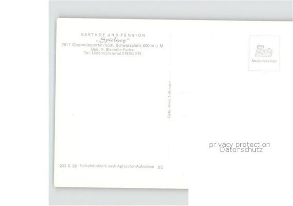 Obermuenstertal Gasthaus Pension Spielweg – Bild 2