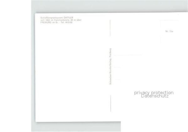 Freiburg Breisgau Schlossbergrestaurant Dattler – Bild 2