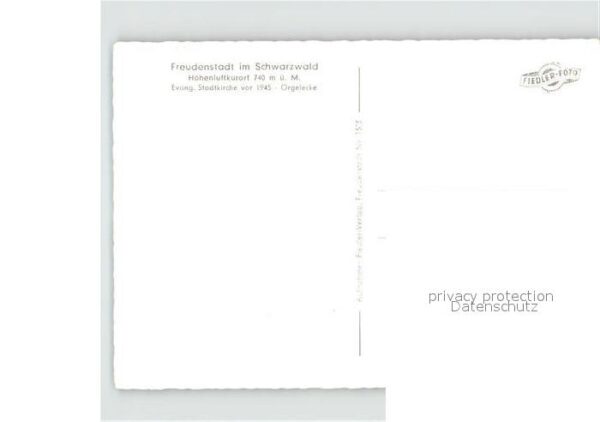 Freudenstadt Stadtkirchen Orgel – Bild 2