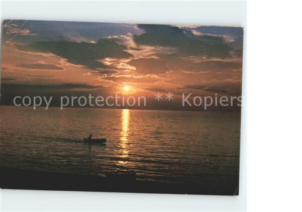 Griechenland Greece Sonnenuntergang überm Meer