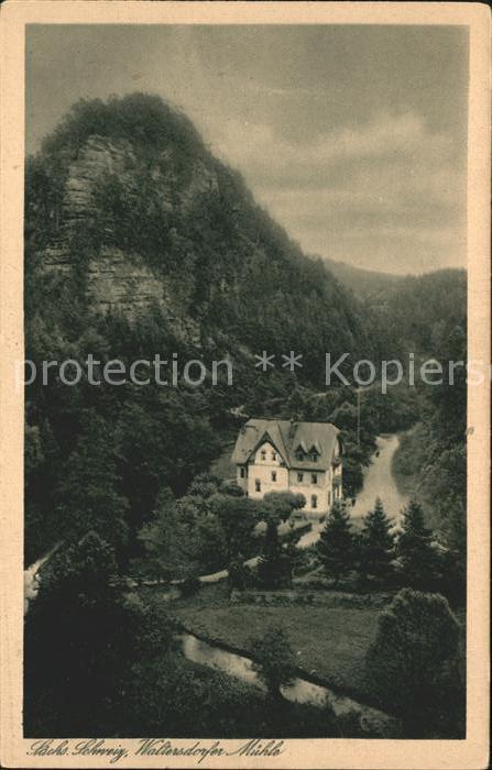 Saechsische Schweiz Waltersdorfer Mühle