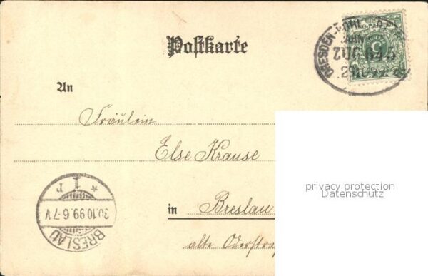 Wittenberg Lutherstadt Schlosskirche Inneres Bahnpost – Bild 2