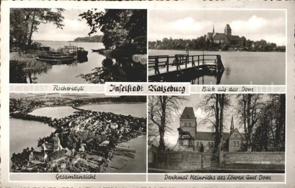 Ratzeburg Fischeridyll Denkmal Heinrich der Löwe