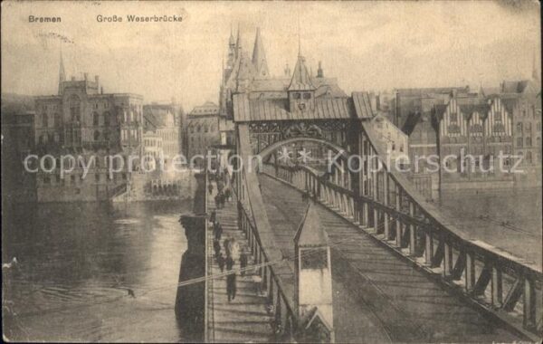 Bremen Grosse Weserbrücke