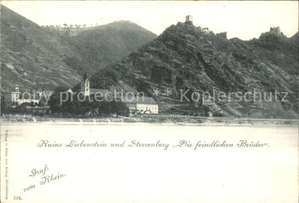 Kamp-Bornhofen Burg Liebenstein Burg Sterrenberg Die f