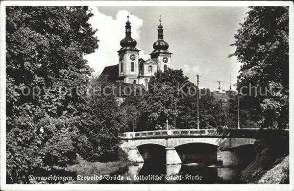 Donaueschingen Leopoldsbrücke Katholische Kirche