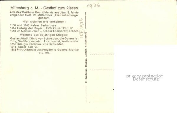 Miltenberg Main Gasthof zum Riesen – Bild 2
