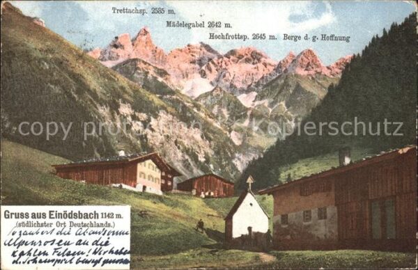 Einoedsbach Mädelegabel