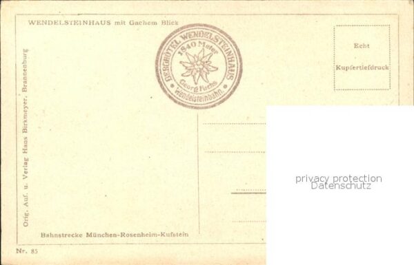 Wendelsteinhaus Gachem Blick – Bild 2