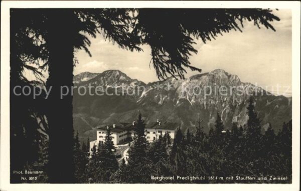 Bad Reichenhall Berghotel Predigtstuhl Stauffen Zwiesel