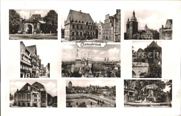 Osnabrueck Bahnhof Haarmannsbrunnen Vitischanze Bi