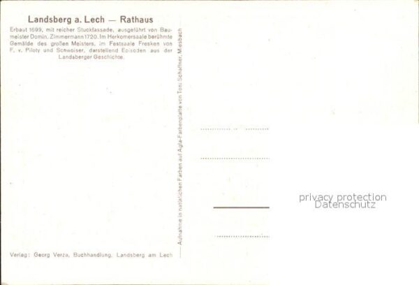 Landsberg Lech Rathaus – Bild 2