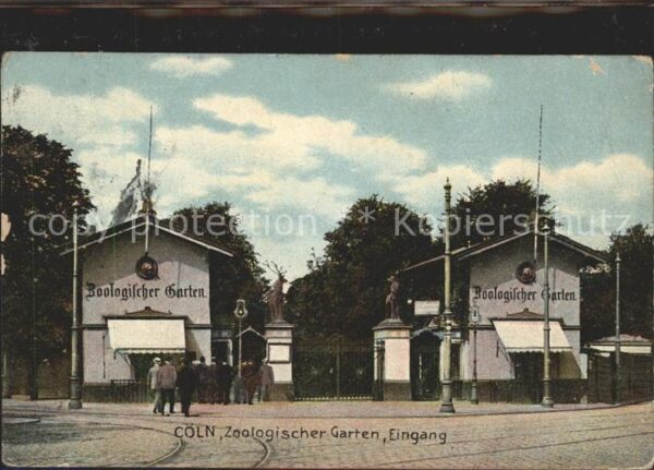 Koeln Rhein Zoologischer Garten Eingang