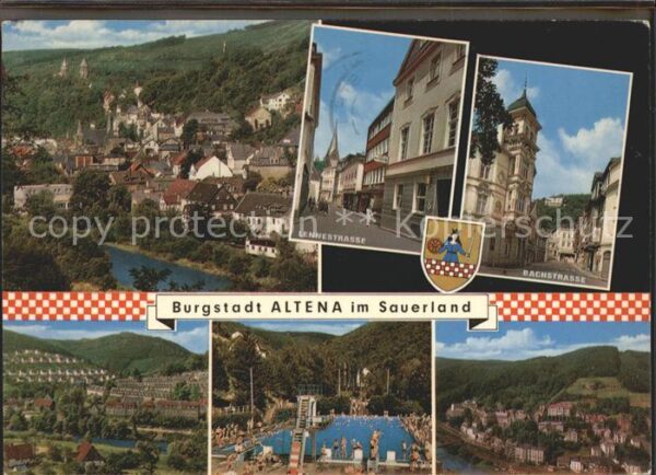 Altena Lenne Lennestrasse Bachstrasse Schwimmbad
