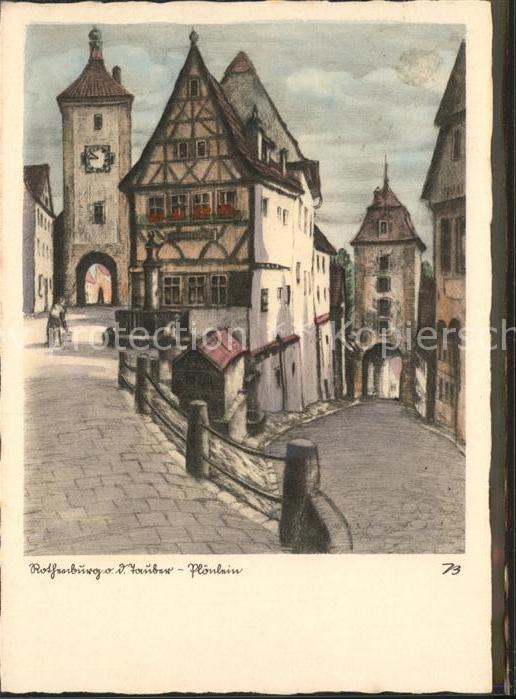 Rothenburg Tauber Plönlein