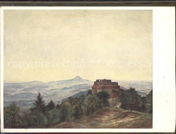 Rechberg Schwaebisch Gmuend Ruine Rechberg Künstler-Hilfswerk 1937