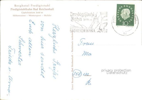 Seilbahn Predigtstuhl Bad Reichenhall Berghotel – Bild 2