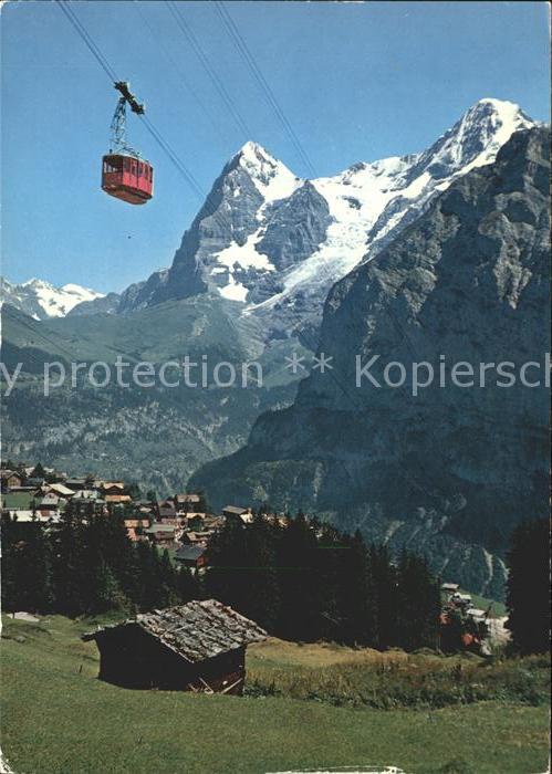 Seilbahn Schilthorn Mürren Eiger Mönch