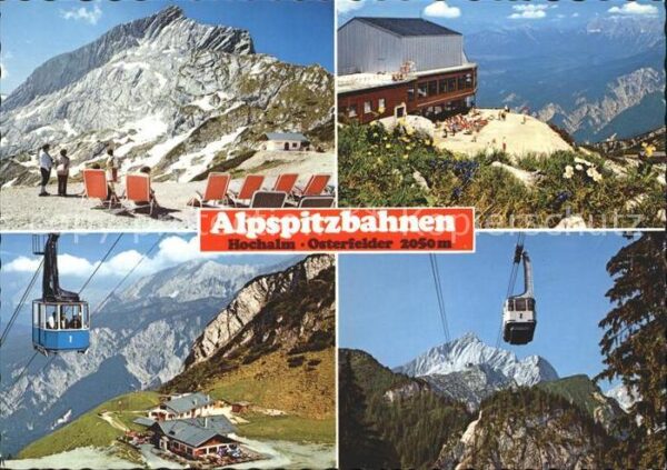 Seilbahn Alpspitzbahnen Hochalm Osterfelder Garm