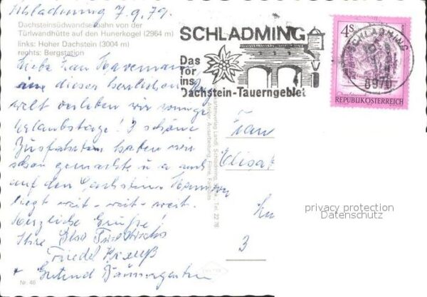 Seilbahn Dachsteinsüdwand Türlwandhütte Hunerkog – Bild 2