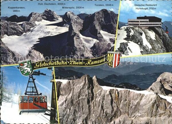 Seilbahn Gletscherbahn Ramsau Gosaugletscher Hoh