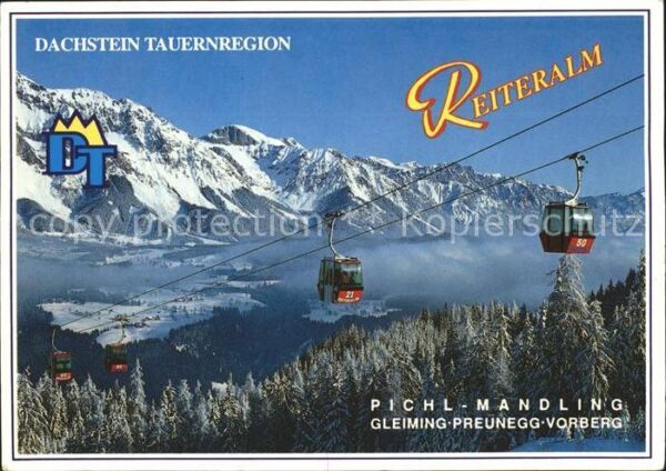 Seilbahn Gasslhöhe Dachstein Tauernregion Reiter