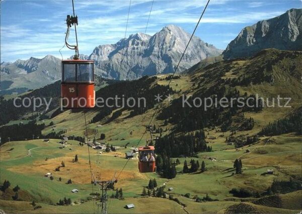 Seilbahn Geils-Hahnenmoos Adelboden Bonderspitz