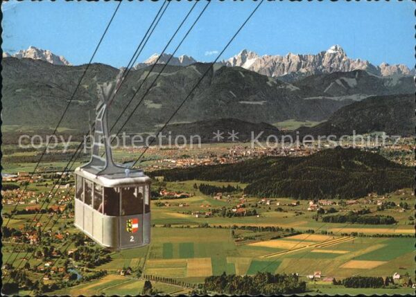 Seilbahn Kanzel Villach Julische Alpen Mangart