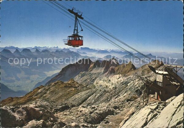 Seilbahn Säntis Churfirsten Glarneralpen