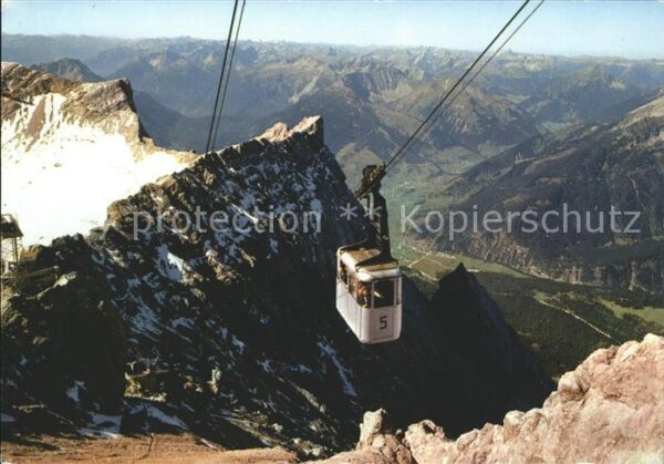 Seilbahn Zugspitzbahn Tirol Zugspitzgipfel