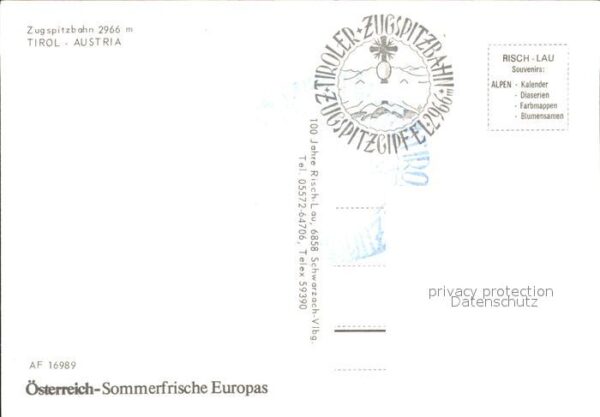 Seilbahn Zugspitzbahn Tirol Zugspitzgipfel – Bild 2