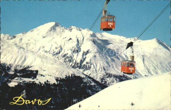 Seilbahn Brämabüel-Jakobshorn Davos Parsenn Stre