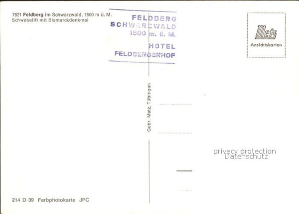 Seilbahn Feldberg Schwarzwald Bismarckdenkmal – Bild 2