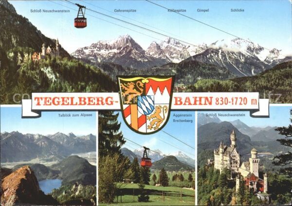 Seilbahn Tegelberg Schwangau Füssen Schloss Neus